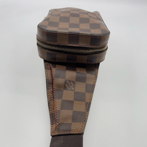 Louis Vuitton Damier Ebene Geronimos BELT / CROSSBODY BAG/EUC - Picture 9 of 17